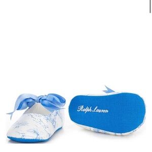 Polo Ralph Lauren Girls' Briley II Mary Jane Crib Shoes (Infant)